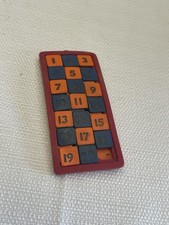 Vintage Sliding Number Puzzle 1 20 Plastic Handheld Game
