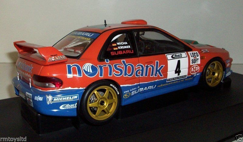 AUTOART 1/18 - 80091 SUBARU IMPREZA WRC 2000 GERMAN TEAM - KREMER
