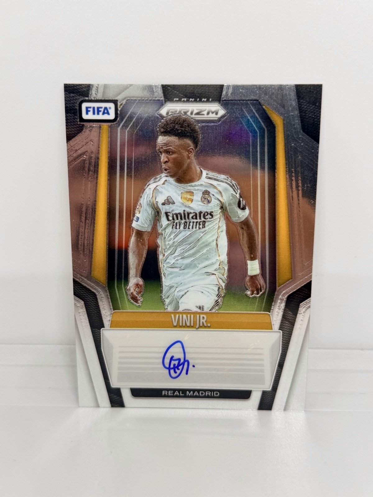 VINI JR 2025-26 Prizm FIFA Signatures Auto Real Madrid #S-VJR
