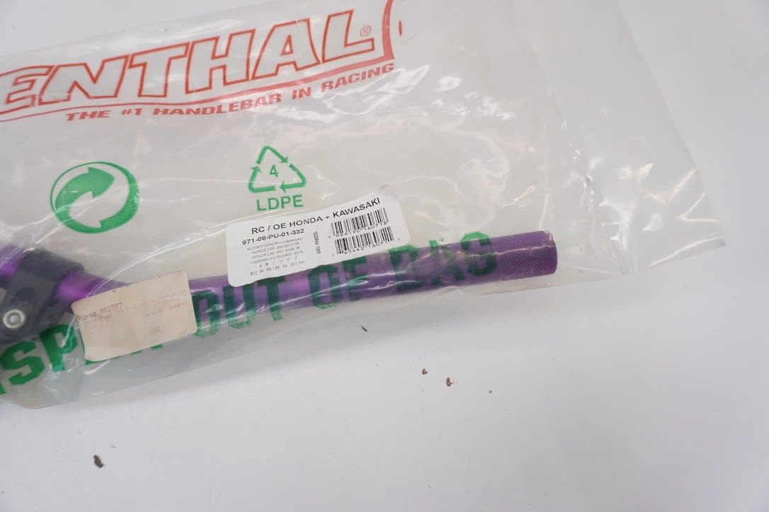 Renthal 7/8 Handlebars 971 Bend Handlebar Bar Pad Bars Purple