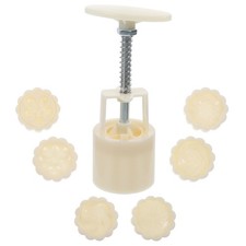  1 Set Moon Cake Mold Press DIY Cake Cookie Biscuit Dessert Press Mould Flower