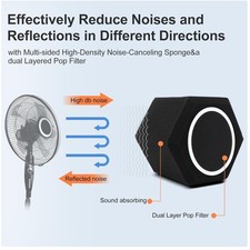 Professional Microphone Pop Filter - Noise Reduction