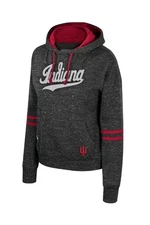 NWT Indiana Hoosiers Women's Catherine Speckle Football Pullover Hoodie Jacket