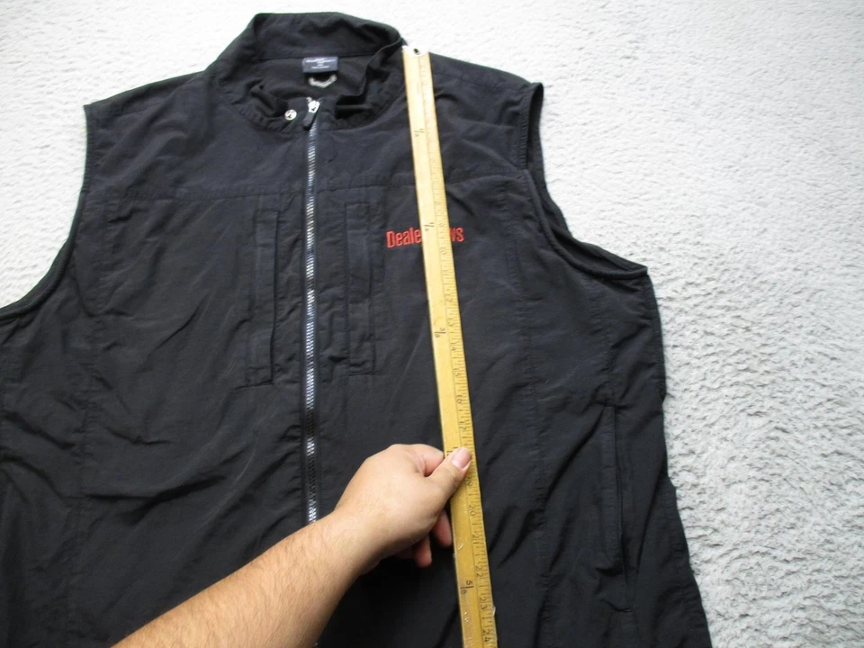 SCOTTeVEST Vest Mens 2XL Black Zip Front Travel Utility Multi Pocket Hiking - Image 4 of 4