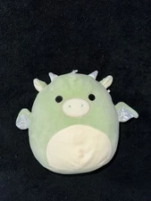 Squishmallows Drew the Dragon 8 inch Plush Toy - Mint Green