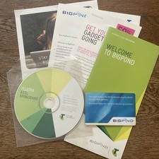 Vintage 2012 Telstra Bigpond ADSL Broadband Install CD + Key Card + Brochures