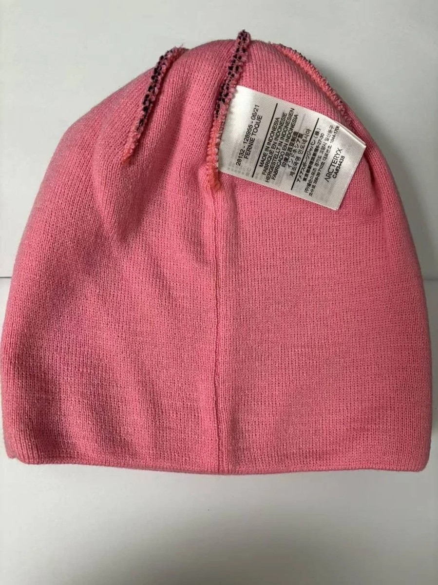 New Arc'teryx Bird Head Toque Pink Merino Wool Winter Knit Beanie