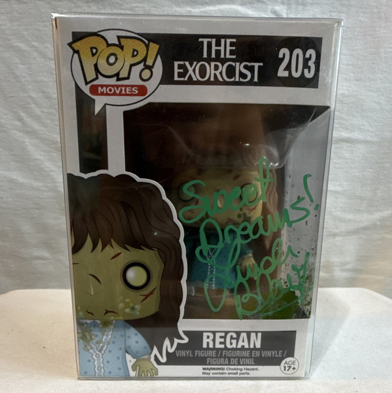 Funko Pop! Movies The Exorcist Regan Autographed Linda Blair COA #203