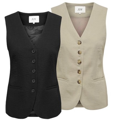 JDY Damen Weste Anzugsweste Damenweste Business Büro Vest JDYRiver Waistcoat