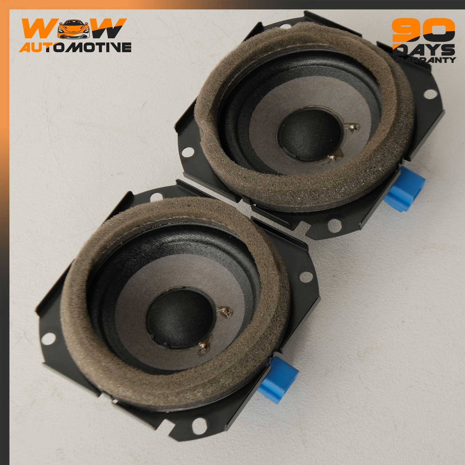 08-19 MASERATI GRANTURISMO S REAR LEFT RIGHT DECK SHELF LOUD BOSE SPEAKER SET OE