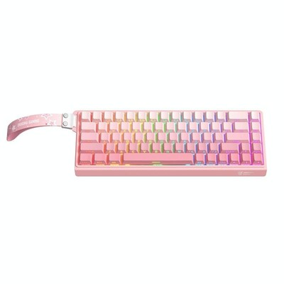 ONIKUMA G69 kabelgebundene magnetische Tastatur RGB-Beleuchtung 68 Tasten rosa
