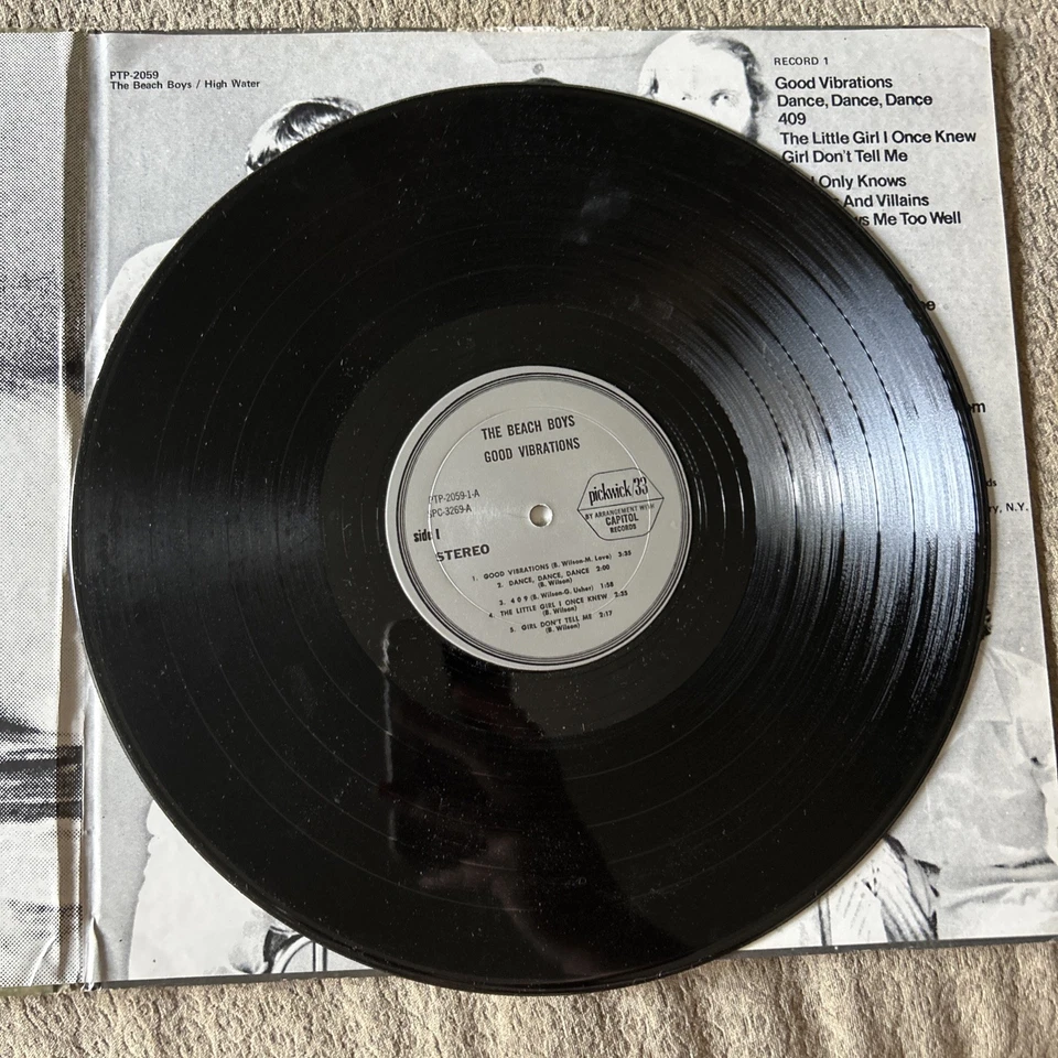 The Beach Boys ‎– High Water Vinyl LP Pickwick Double 1973 - Image 4 of 4