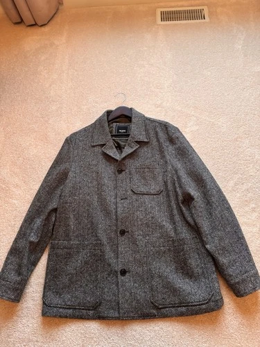 Todd Snyder Virgin Wool Herringbone Chore Coat Jacket Mens Medium NWOT Portugal - product listing photo