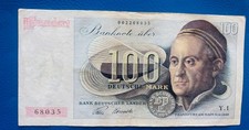 Banknote aus Deutschland  - 100 Mark 1948  - Franzosenschein .