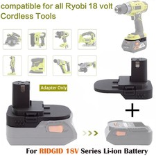 Adapter For Ridgid 18V Li-ion Battery Converter To For Ryobi 18V Power Tools New