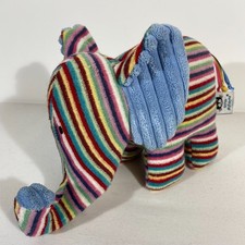 Jellycat Little Jellycat Elly the Elephant Maypole Stripy with Chime Rattle