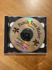 Family Tree Maker Version 4.0 Vol 1-2 Broderbund 2-Disk Vintage Win 95 Software