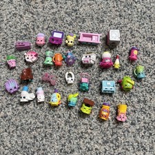 Lot Of 30 Shopkins Household Objects Cleaning Food Desk Items Plants