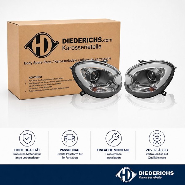Hauptscheinwerfersatz Diederichs 1207585 FÜR Mini-image