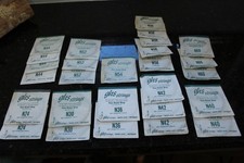 Vintage GHS Guitar Strings Lot of 27 Electric  Acoustic Nickel Wrap Semi Flat