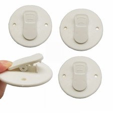 Shower Curtain Clips Shower Windproof Splash Guard Self Adhesive Shower Curta...