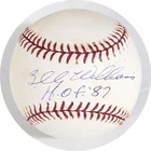 Billy Williams Autographed NL Coleman Baseball (HOF '87) JSA CK18256