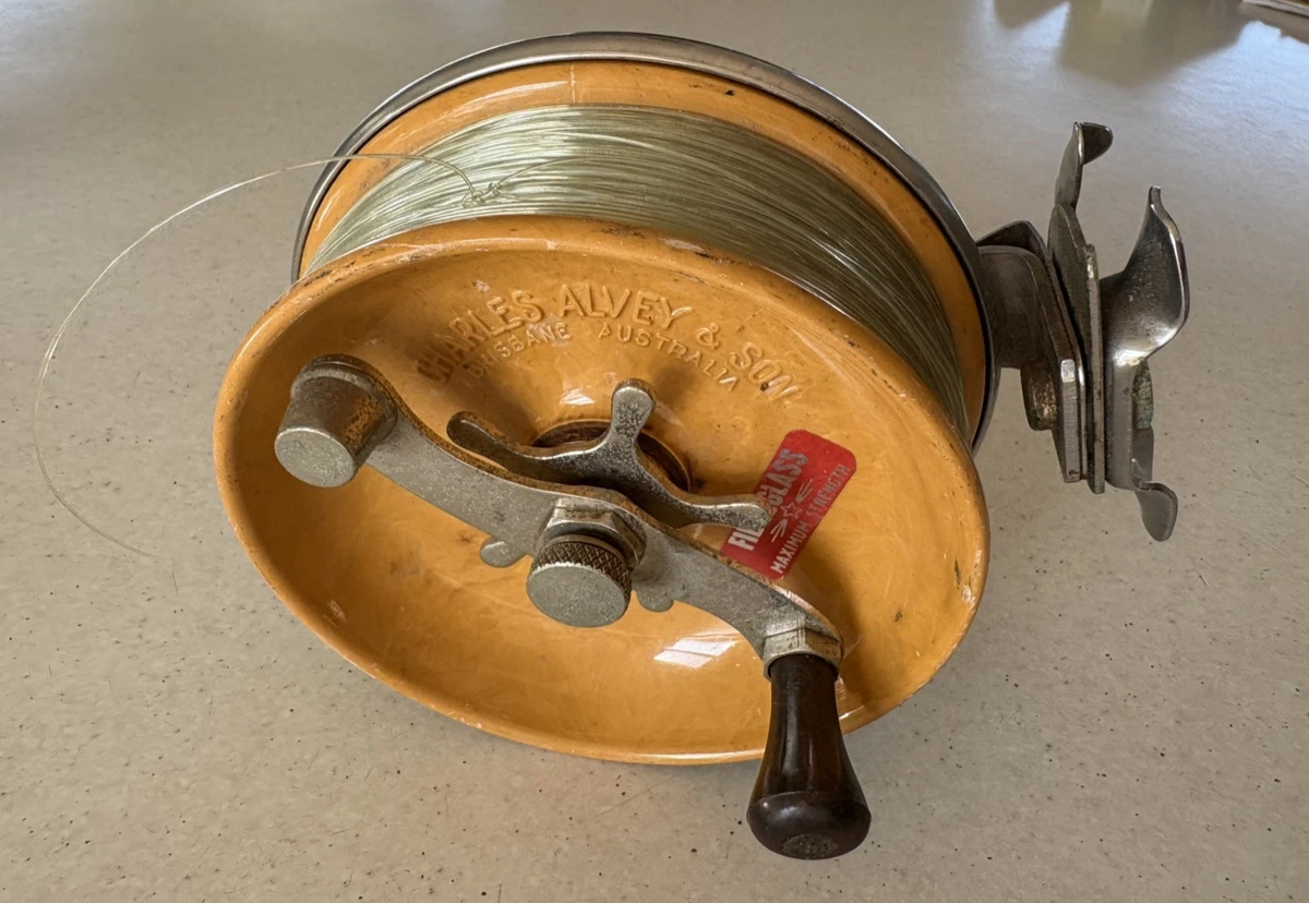 alvey fishing reels for sale adelaide - Model 500-A5 Sidecast Reel Alvey Vintage Fishing Reels for