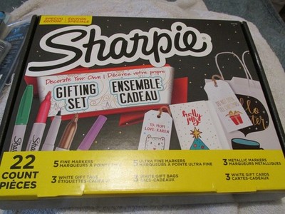 BRAND NEW in BOX Sharpie 22 Count Marker Gift Bags Tags SPECIAL EDITION Box Set