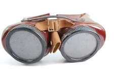 Vintage Glendale Optical Co Steampunk Goggles Safety Motorcycle Welding Glasses!