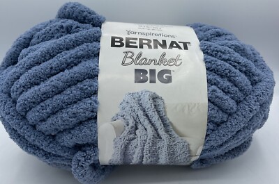 BERNAT BIG Blanket Yarn Cold Sea Blue 25mm Oz /300 G