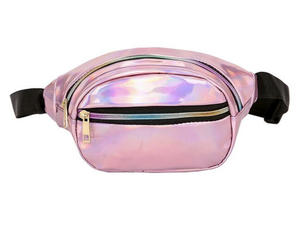 metallic bum bag