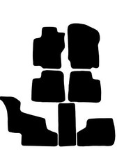 Top SCHWARZ Fußmatten für Mercedes GL X164 3 Sitzreihen 2005-2012 Top SCHWARZ Fußmatten für Mercedes GL X164 3 Sitzreihen 2005-2012