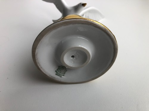 Gerold Weißer Porzellan Vogel auf Goldkugel 12 cm - Bild 11 von 14