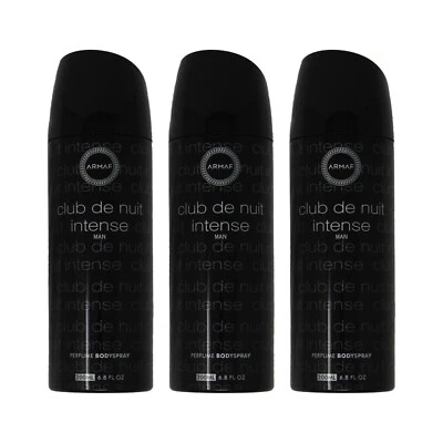 ARMAF club de nuit INTENSE MAN Body Spray Pack of Three 200ml