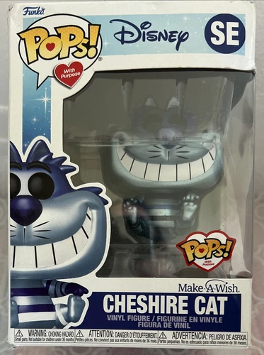 Funko POP! POPs with Purpose Disney Make a Wish Cheshire Cat SE Blue Metallic