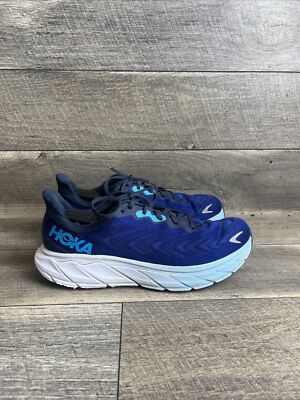 Hoka One One Arahi 6 Men 12D Shoes Blue Running Walking Gym