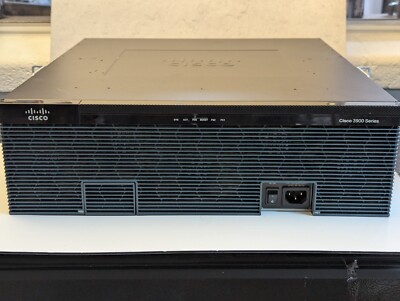 Cisco 3925 Integrated Services Router CISCO3925/K9 w/ SPE100 1YR WARRANTY