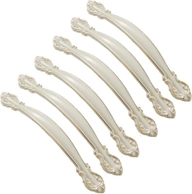 #ad Ivory White Cupboard Bow Handle Pull for Drawer Door Dresser Cabinet 10 Pack $21.99