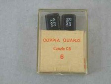 COPPIA QUARZI CB CANALE 6 26,570 MHZ  27,025 MHZ