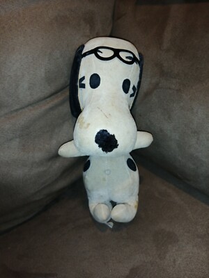 Vintage 1960s Peanuts Snoopy Stuffed Figure Plush Doll JAPAN #715