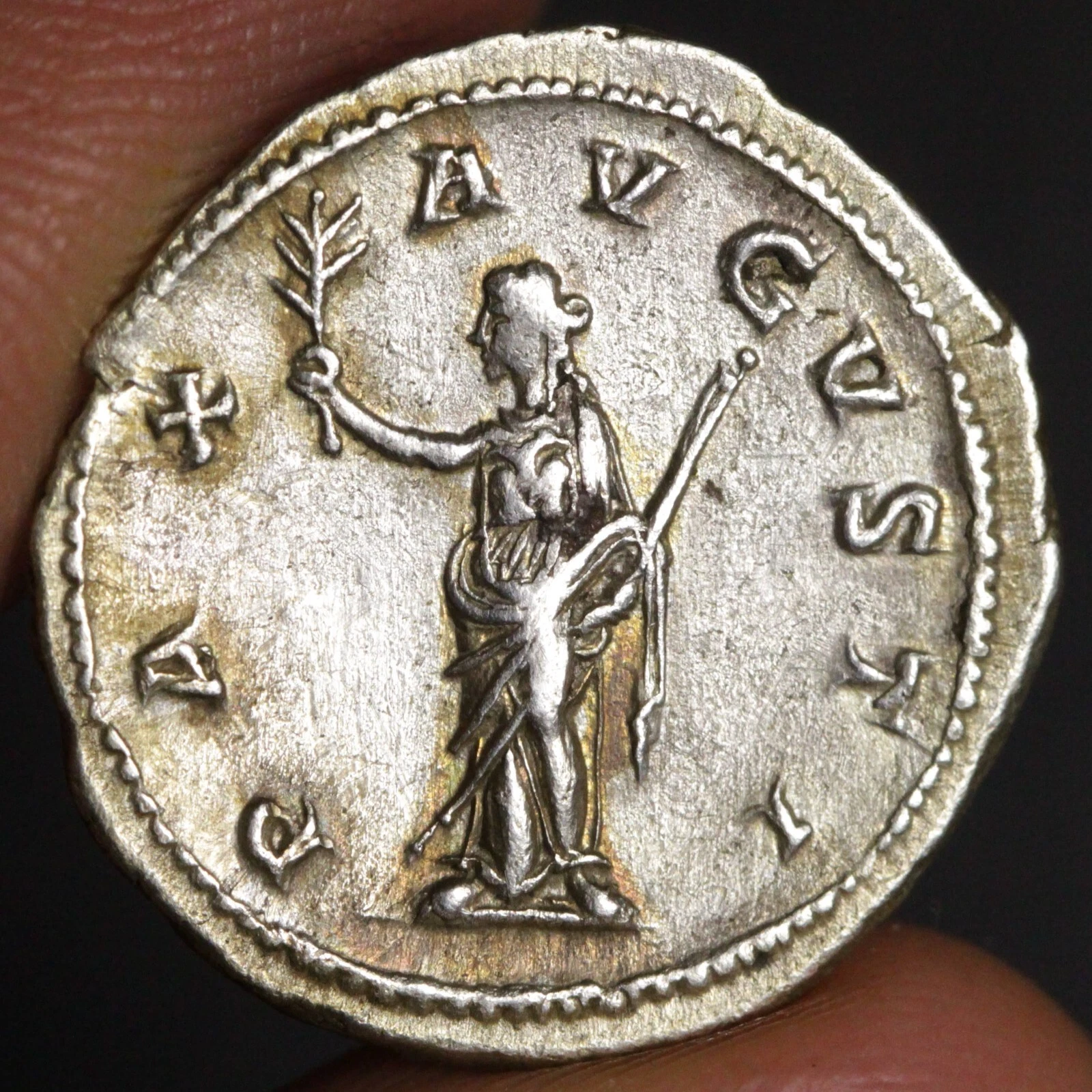 Emperor Maximinus Thrax Denarius Ancient Roman Empire Silver Coin Emperor Maximinus Thrax Denarius Ancient Roman Empire Silver Coin