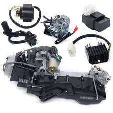 For 150CC 4-Stroke Complete Engine GY6 Scooter ATV Motor CVT Long Case