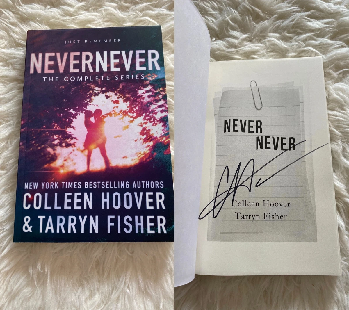 Never Never - by Colleen Hoover & Tarryn Fisher (Paperback)