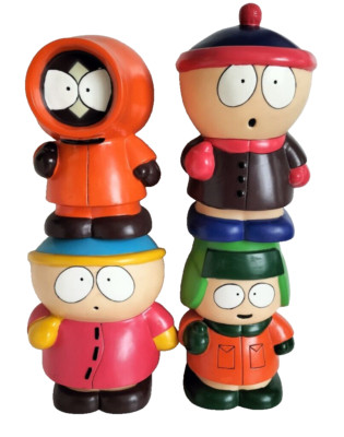 South Park Spardose Set Full Set Cartman Kenny Kyle Stan Comedy Central Vintage