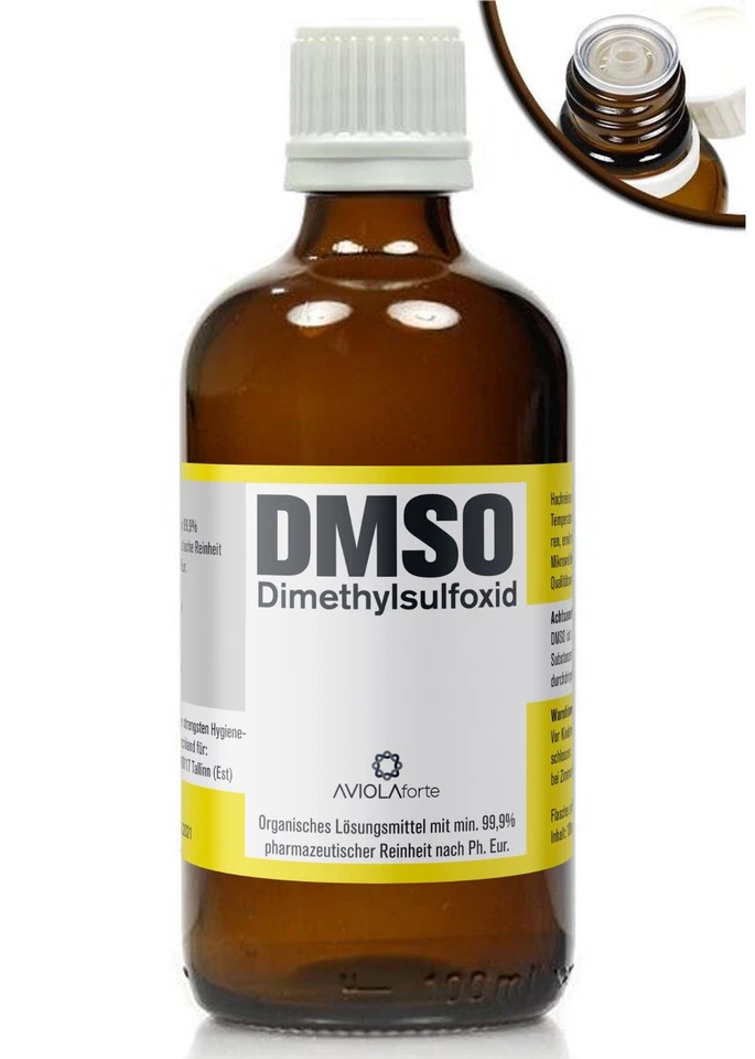 DMSO, Dimethylsulfoxid, über 99,9% laborrein (Ph Eur), Glasflasche [100-500 ml] - Bild 3 von 4