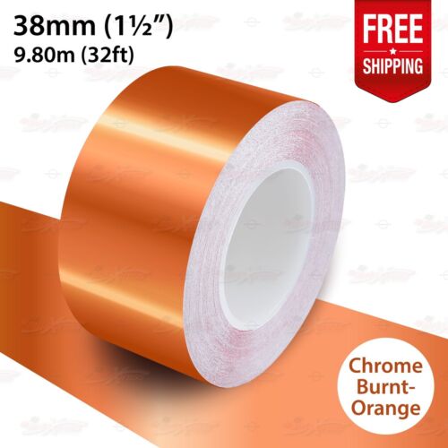 CHROME BURNT-ORANGE PIN STRIPE Car Striping TAPE Decal Adhesive Vinyl Sticker - Bild 22 von 27