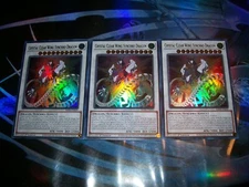 3x Crystal Clear Wing Synchro Dragon 1st Edition Ultra Rare RA04-EN059