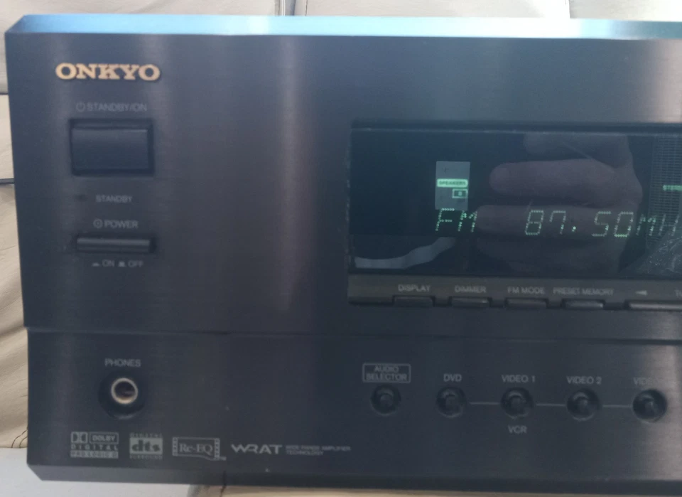 ONKYO TX-DS595 AV Receiver  5.1 Channel Surround Sound  Tested & Working - Image 2 of 4
