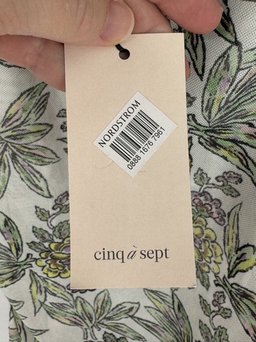 Cinq à Sept Tank Tops & Camisoles | Women Botanical Floral Dasha Top Ivory Multi - Picture 6 of 10