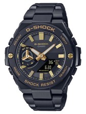 NEW Casio G-Shock G-STEEL STAY GOLD Ion-Plated Bluetooth Mens Watch GSTB500BD1A9